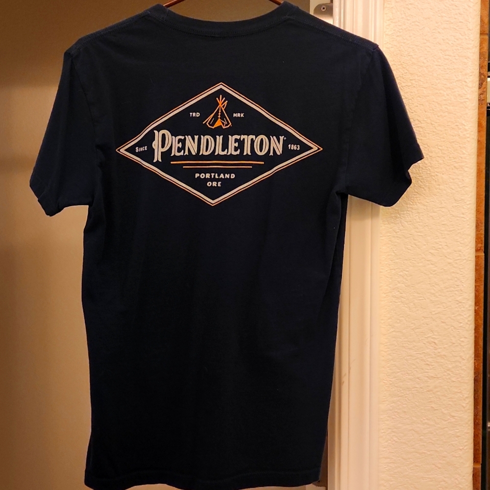 Navy Blue Pendleton Graphic T-Shirt